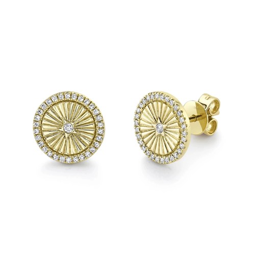 14kt jaune boucles oreilles - or,
