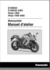 Z1000SX 14-16 - Manuel cles USB KAWASAKI FR Support - Clés USB