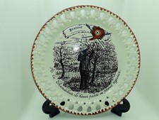 Ancienne assiette calendrier républicain Ventôse G. Brachet  Terrasson Lincolor