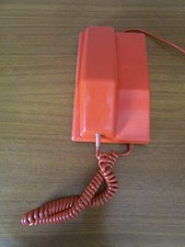 Téléphone Orange à Cadran Vintage Poste Contempra Thomson-CSF P.T.T Northern