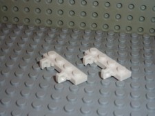 2 x LEGO white hinge plate 44568 / Set 7783 7893 7648 7261 7662 10129 7649 7694