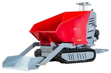 Minidumper hydrostatique à chenilles avec pelle 80kg benne HRD500HS