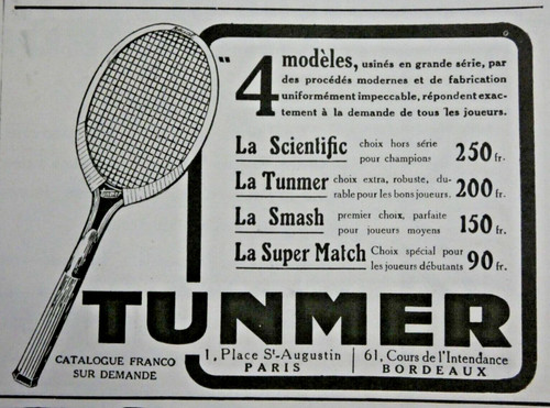 Publicité presse 1922 - de,
