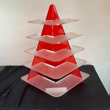 ANCIEN MEUBLE PRESENTOIR DE MAGASIN, ETAGERES EN PLEXIGLAS