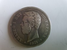 PIECE 5 PESETAS AMADEO I