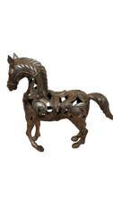 Sculpture De Cheval En Métal