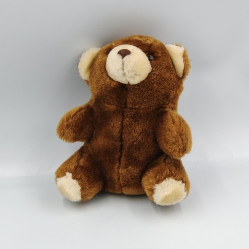 Ancienne peluche ours - , marron