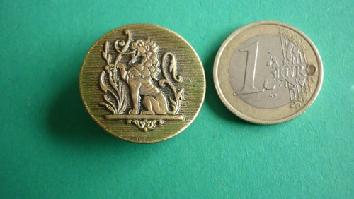 Ancien bouton metal lion - bouton,