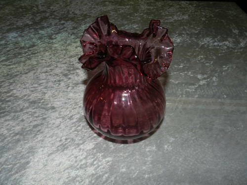 Ancien vase boule verre - ancien,
