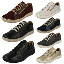 Baskets En Cuir À Lacets Casual Pour Femmes Clarks 'Nalle Lace'