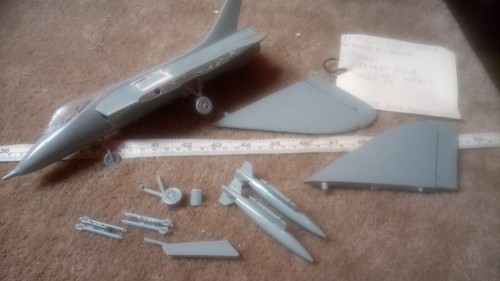 Douglas f4d skyray échelle - skyray,