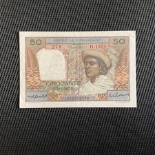 MADAGASCAR: 50 Francs ND