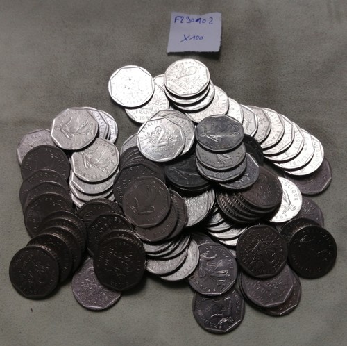 Lot monnaies françaises 100