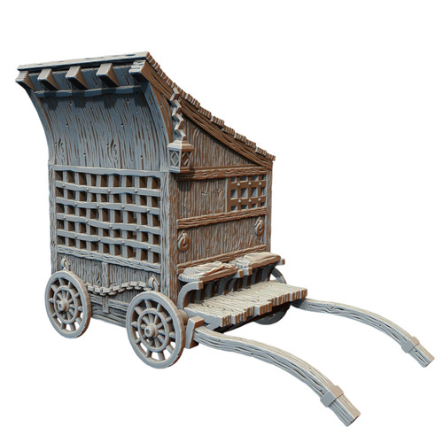 Décor impréssion chariot - décor, 3d