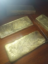 Lingot artisanal or - lingot, en