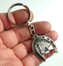 Porte cle métal argenté Fer