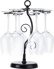 Support pour verres à vin de comptoir – Support de rangement pour verres à pi...