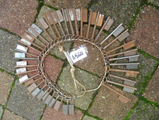 LOT A560 DE 40 EBAUCHES DE CLÉ CLÉS CLEFS CLEF ANCIENNES DE PORTE SERRURE