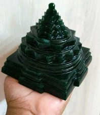 Jade vert Shree Yantra Shri