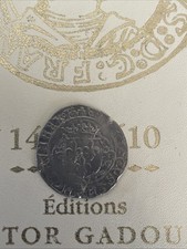 Monnaie, France, François Ier, Douzain aux salamandres, 1515-1547, lion, Rare