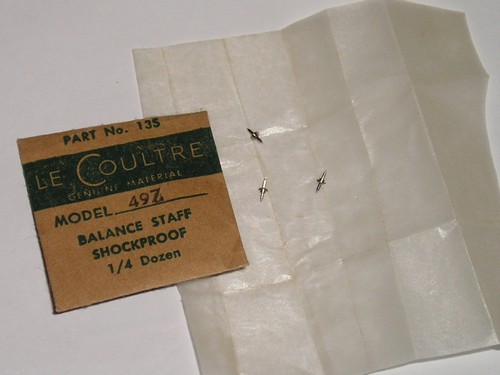 Lecoultre balance staff - , 497