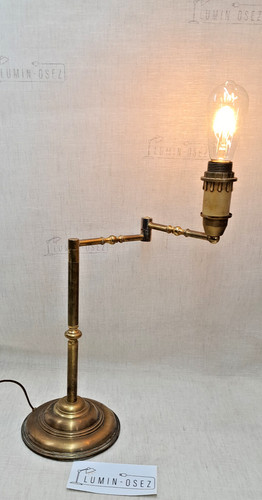 Lampe liseuse laiton bras - lampe,