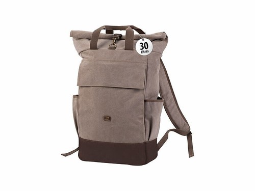 Sac dos toile rolltop - à, en