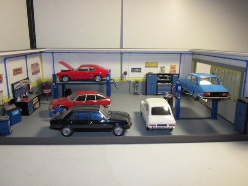Diorama pour voitures - 1/24,