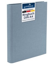 37 213 Summertime Classeur à anneaux A4 bleu-gris 32 x 275 x 45 cm classeur a...