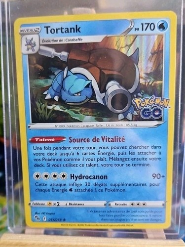Carte pokémon tortank 017 078 - carte, 017/078