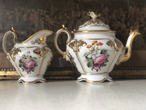 Ensemble théière pot - et,
