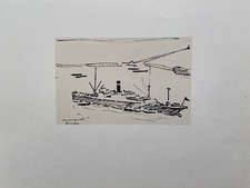 Tableau 10 litho croquis Albert Marquet chez Lematte Alger Hendaye etc...
