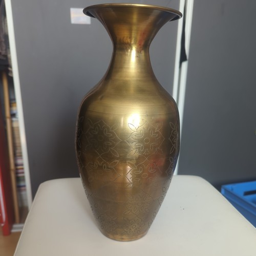 Vase laiton doré - laiton,