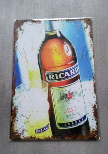 Plaque métal vintage - , rétro