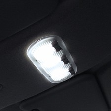 3 white LED bulbs ceiling