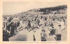 CPA 14 TROUVILLE / LA PLAGE