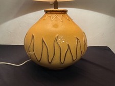 LAMPE DE TABLE SALON BUREAU ÉMAUX DE LONGWY