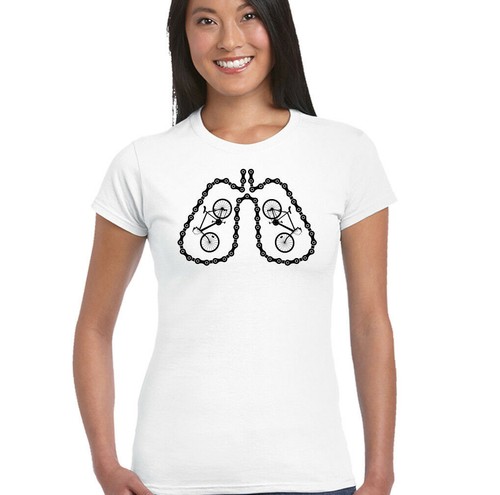 Femmes drôle cyclisme shirt - femmes,