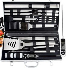 Romanticist 28Pcs Kit d'accessoires pour Barbecue à Griller - Accessoires de Bar