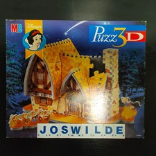 La maison de Blanche Neige Puzzle Puzz3D Vintage Disney MB  WALT DISNEY