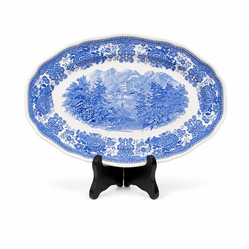 Ancien plat ovale faïence - ancien,