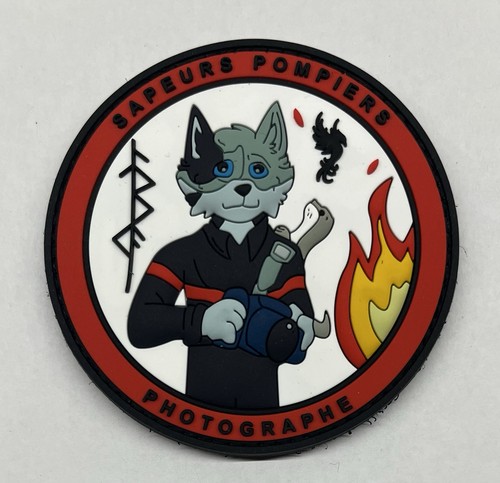 écusson patch pompier - écusson,