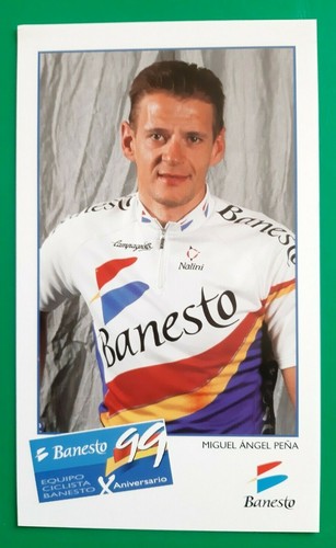Cyclisme carte cycliste - cycliste, miguel