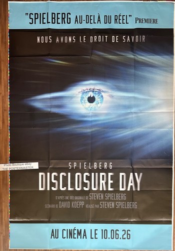 Affiche cinéma disclosure day - disclosure,