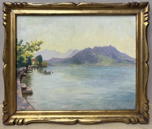 Small antique original oil - small,