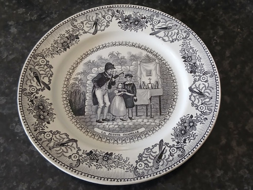 Ancienne assiette parlante - , "la
