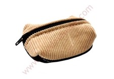 PORTE MONNAIE RENAULT 5 ALPINE TURBO - TURBO 2 - R5 GTL TISSU CÔTELÉ BEIGE ET CU