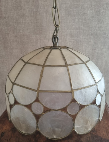 Suspension nacre style tiffany - nacre,