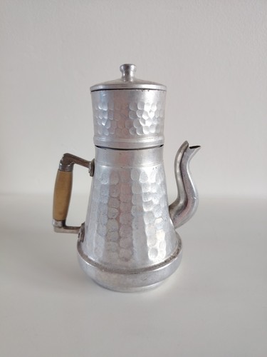 Cafetiere vintage aluminium - cafetiere,