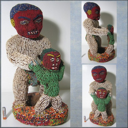 Statue bamoun cameroun - bamoun,
